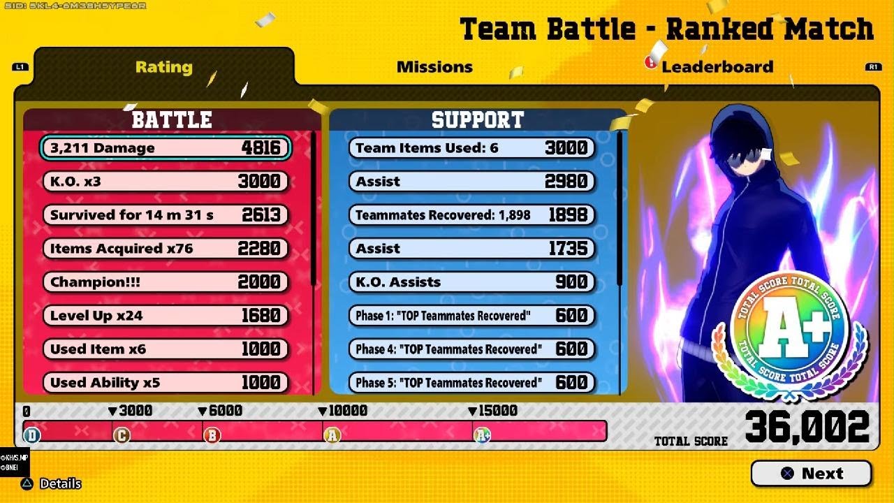 Dabi support MY HERO ULTRA RUMBLE season 14