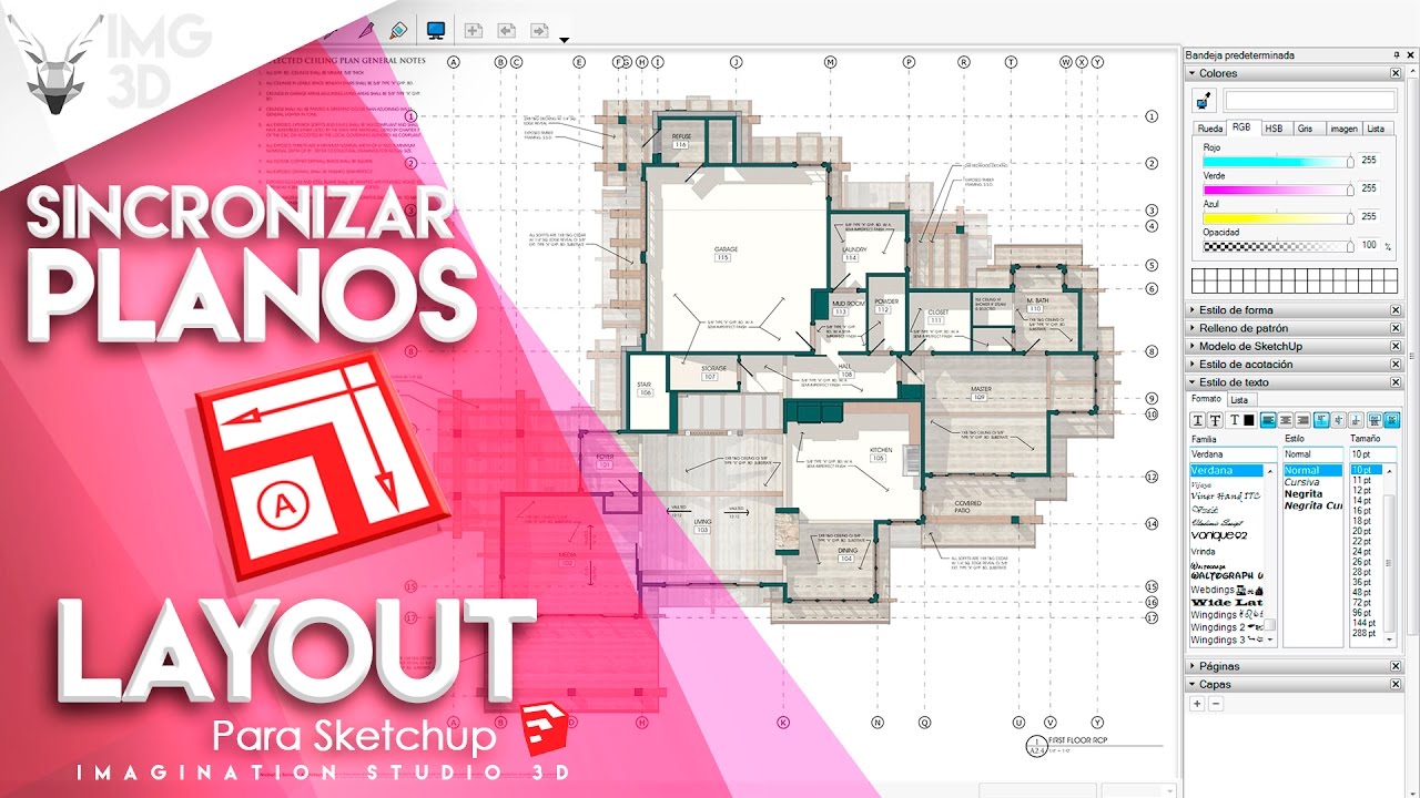 Escalar planos en Layout para Sketchup 📐📏👍| Sincronizado