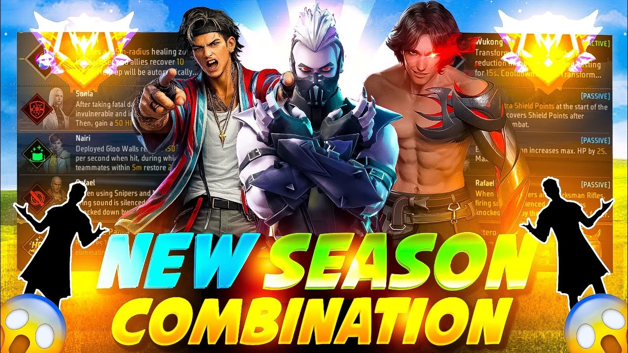 ( NEW SEASON  ) | TOP 3 SECRET ✅ Best character skill for cs rank | Cs rank best character skill 