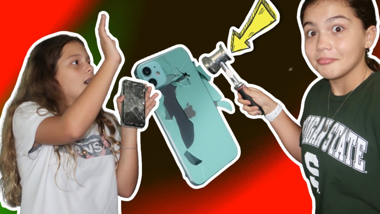 I BREAK MY LITTLE SISTER'S IPHONE 11 | SISTER FOREVER