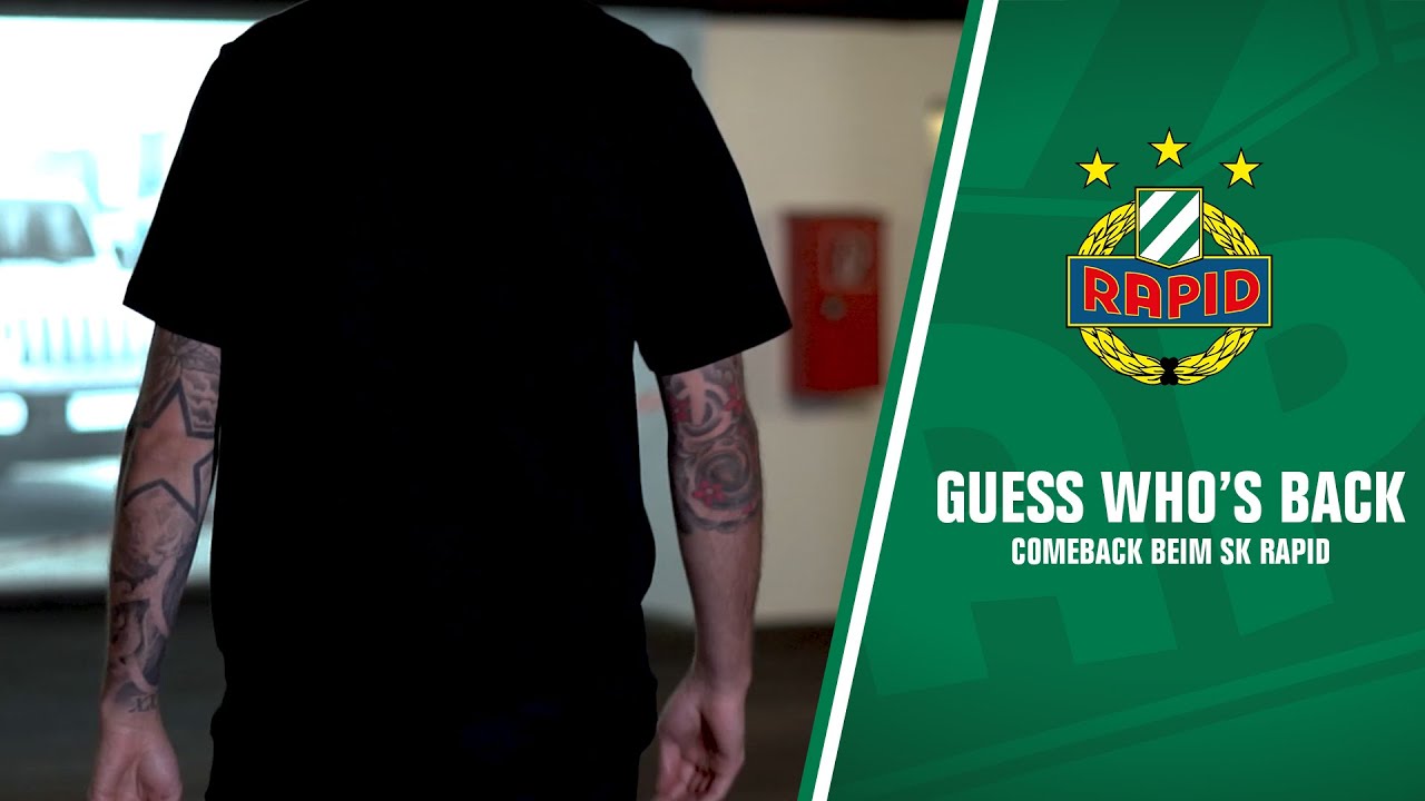 Guess who's back! Comeback-Verpflichtung beim SK Rapid.