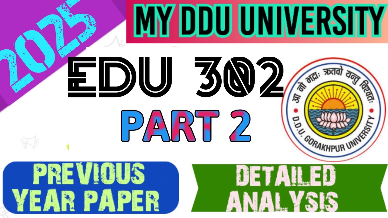 EDU 302 MCQ| BA 5 SEM EDUCATION OBJECTIVE QUES| EDU 302 PREVIOUS PAPER| EDU 302 IMPORTANT QUESTIONS|