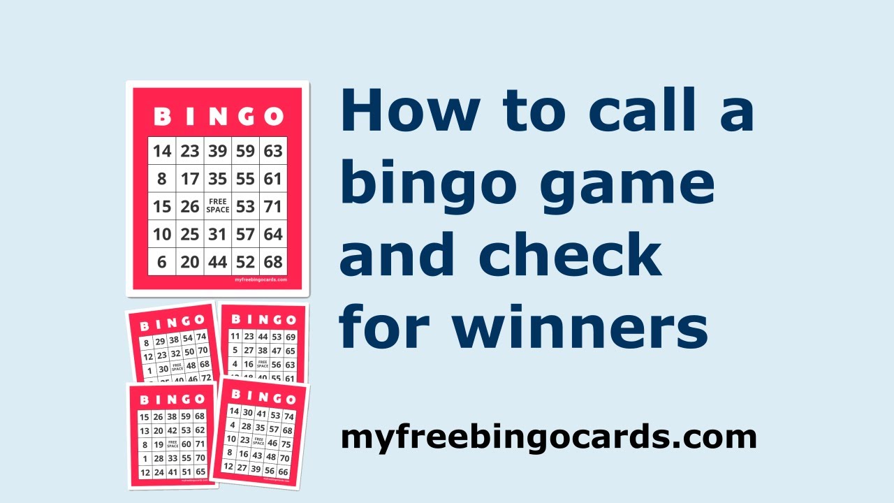 How to call a bingo game - NEW VIDEO AVAILABLE - SEE DESCRIPTION