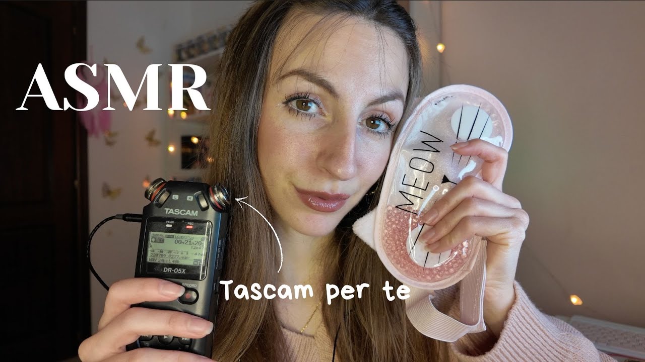 ASMR| Nuovo anno e NUOVI OBIETTIVI! (per te! + tascam)