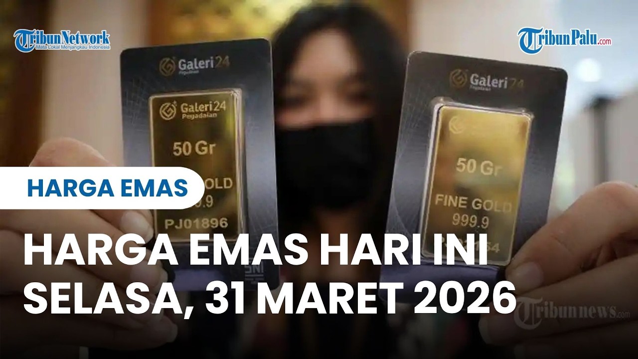 Harga Emas Hari Ini Selasa 31 Maret 2026, Emas Antam Turun Rp 10 Ribu/Gram, Cek Harga Emas Terbaru