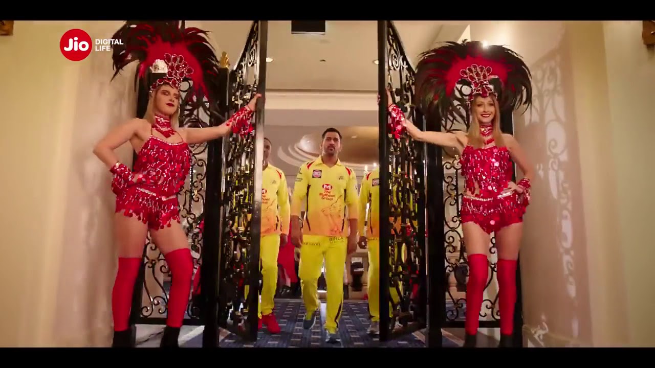 Deepika Padukone In Jio Dhan Dhana Dhan For RCB,CSK,KKR,DD MS Dhoni Virat Kohli DJ Bravo Full TVC Ad