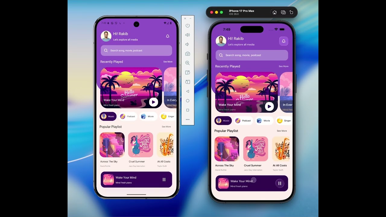 UiMint Output Demo on Android & iOS
