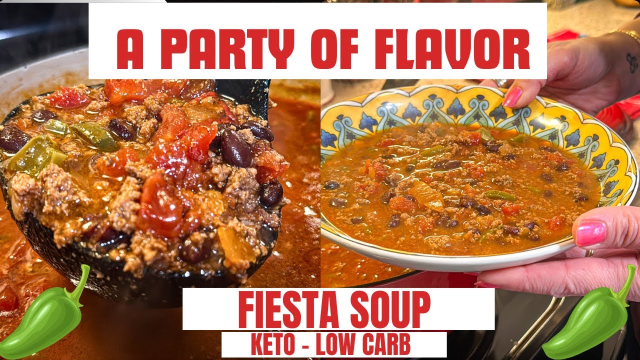 A Party of Flavor in Your Mouth!  Fiesta Soup - Delicious, Easy to Make, Affordable