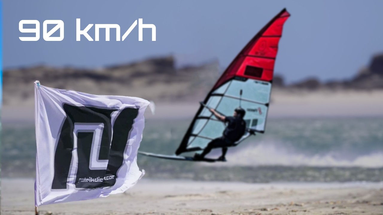 I broke my Open Ocean Speedrecord in Namibia with 90 km/h (48,81kts)!