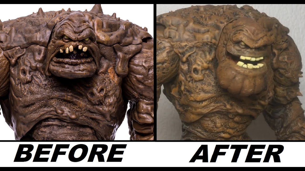 Customizing Live - McFarlane Clayface Figure - Resculpt and Repaint