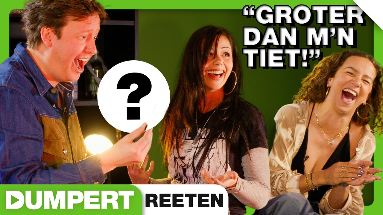 Steven Kazan goochelt met Gina en Fayth in DUMPERTREETEN