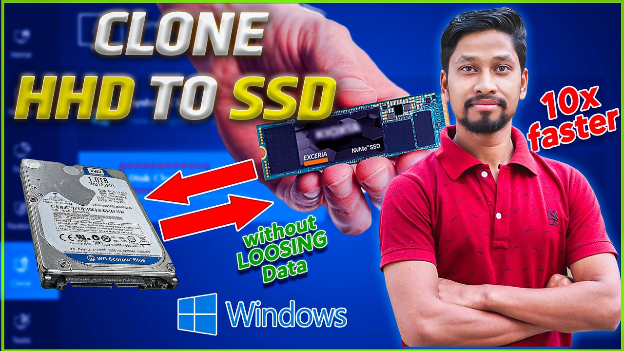 How to Clone Your Windows HDD to SSD🚀Easy and Fast Clone Process..!