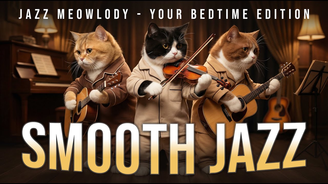 Jazz Soul RnB Instrumental - Music for Strees Relief & Night Sleep from The Cat's Band | New York