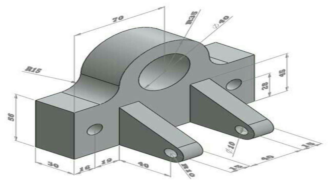 🔵 PIEZA PRACTICA PARA PRINCIPIANTES [EJERCICIOS SOLIDWORKS]