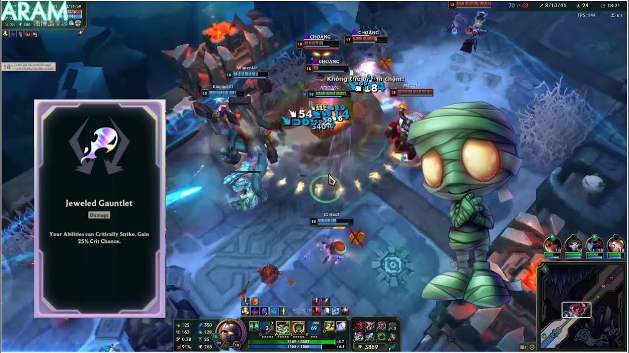 [Aram Hỗn Loạn] Liên Minh Huyền Thoại #59: Troll Cùng Amumu Full AP
