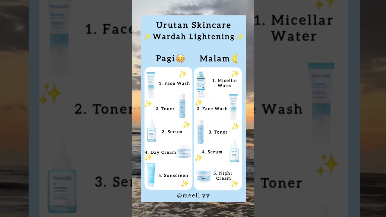 Urutan skincare wardah lightening #wardahlightening #wardah #skincare #fyp