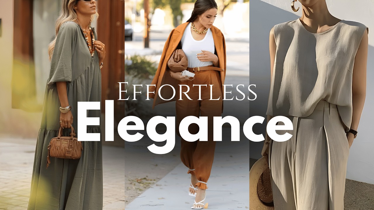 Top 5 Linen Outfits for Everyday | Elegant Summer Fashion for Women Over 50 & 60