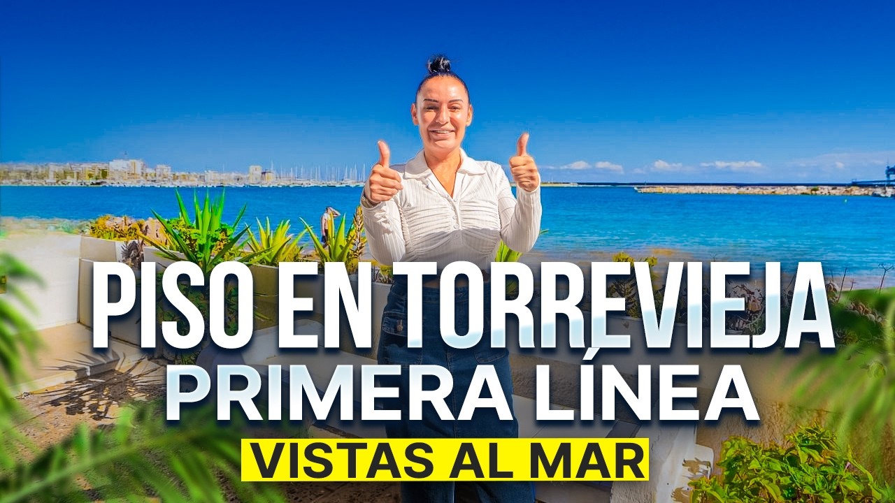 Apartamento reformado en primera línea de playa en Torrevieja 🌊 | Vistas al mar
