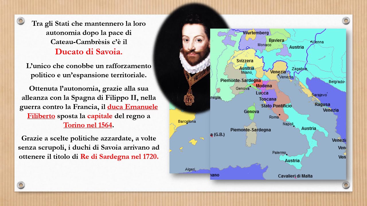 L'Italia dopo la pace di Cateau Cambrèsis