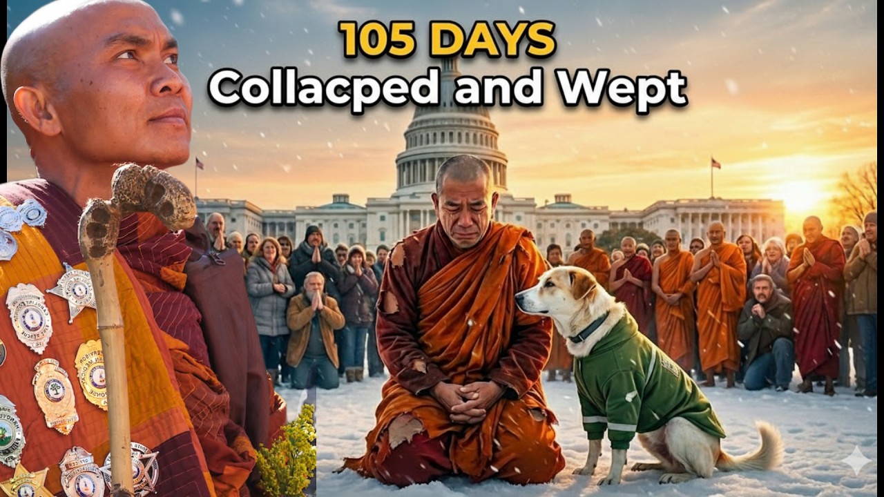 Buddhist Monk Walked 2,300 Miles for Peace.When He Finally Arrived Home,He Collapsed and Wept.