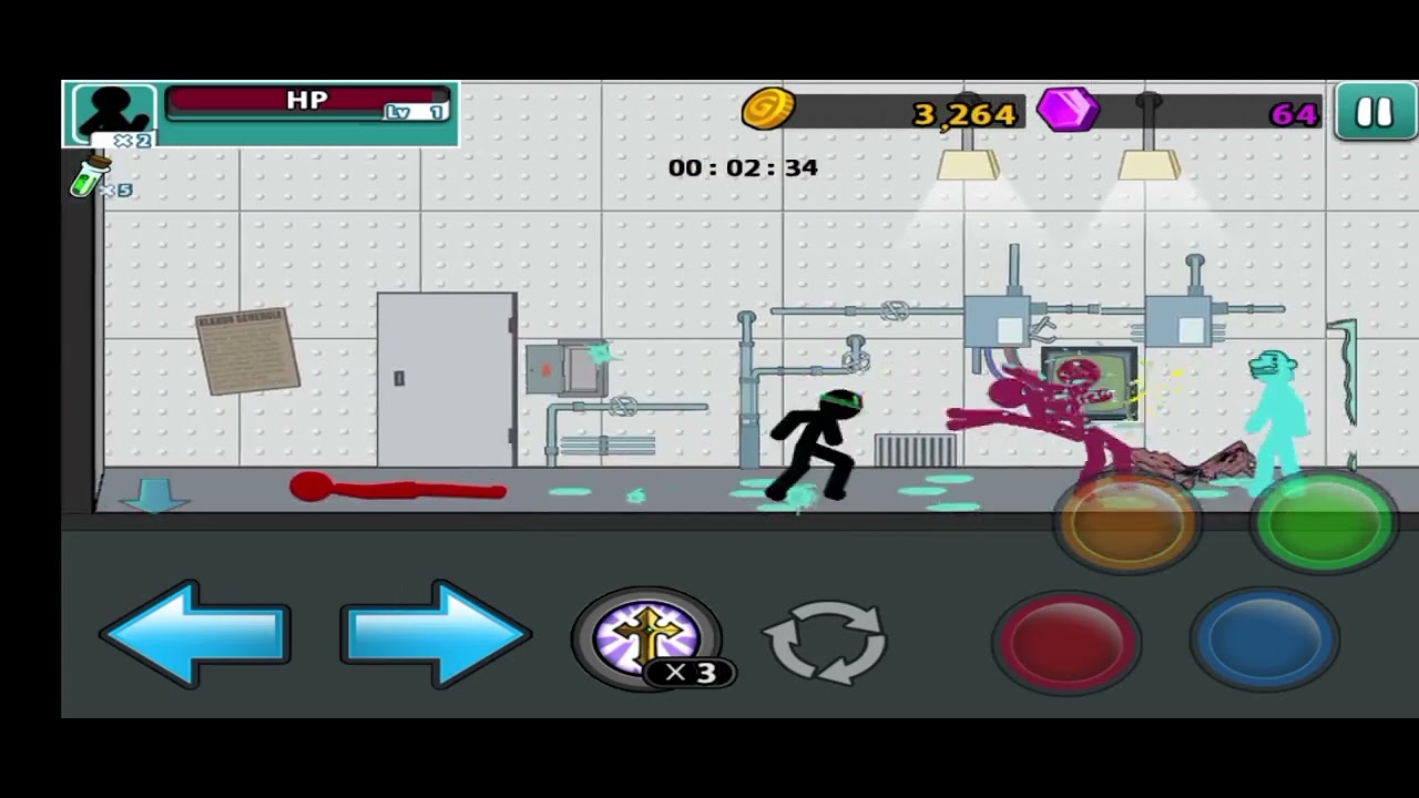 Stick man fighting game