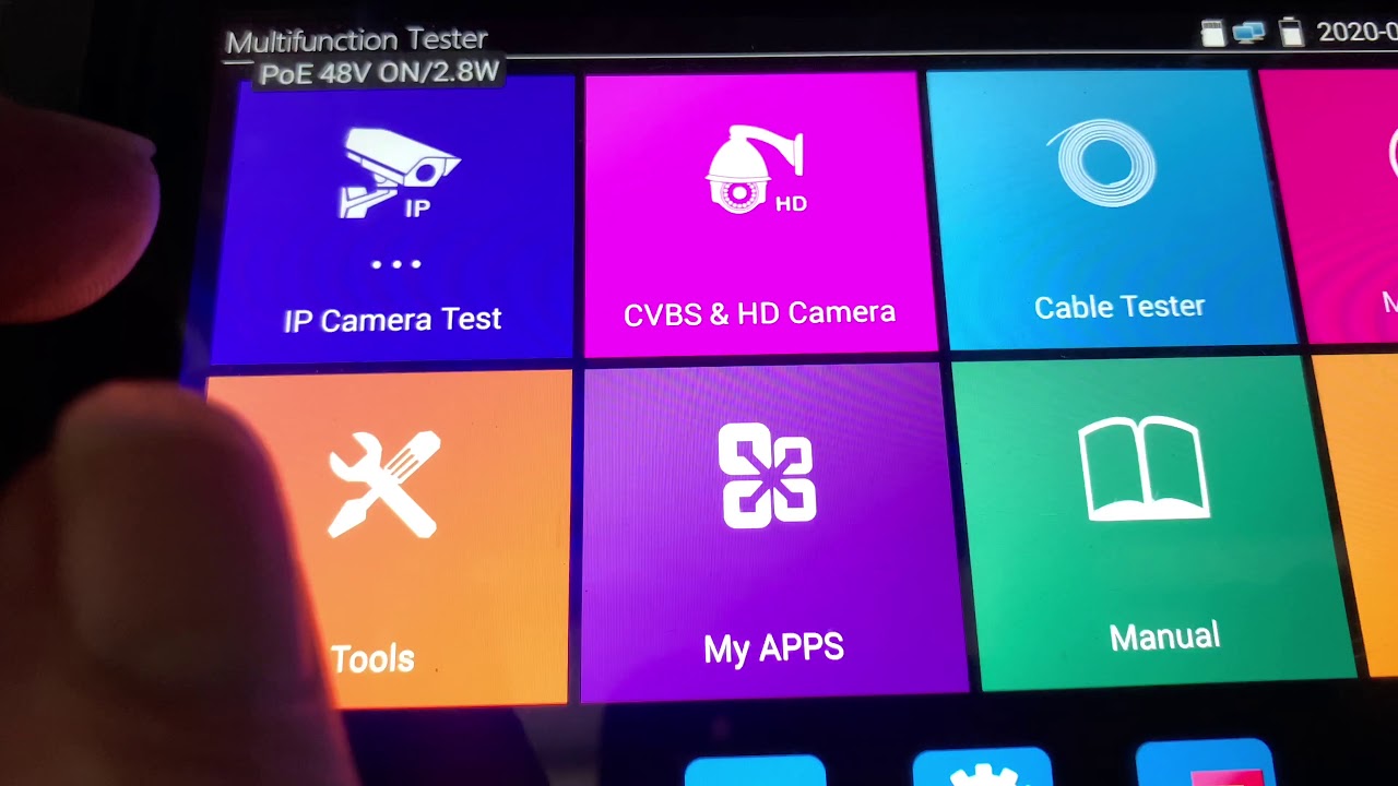 Установка IP-камеры с помощью сетевого тестера AIVO