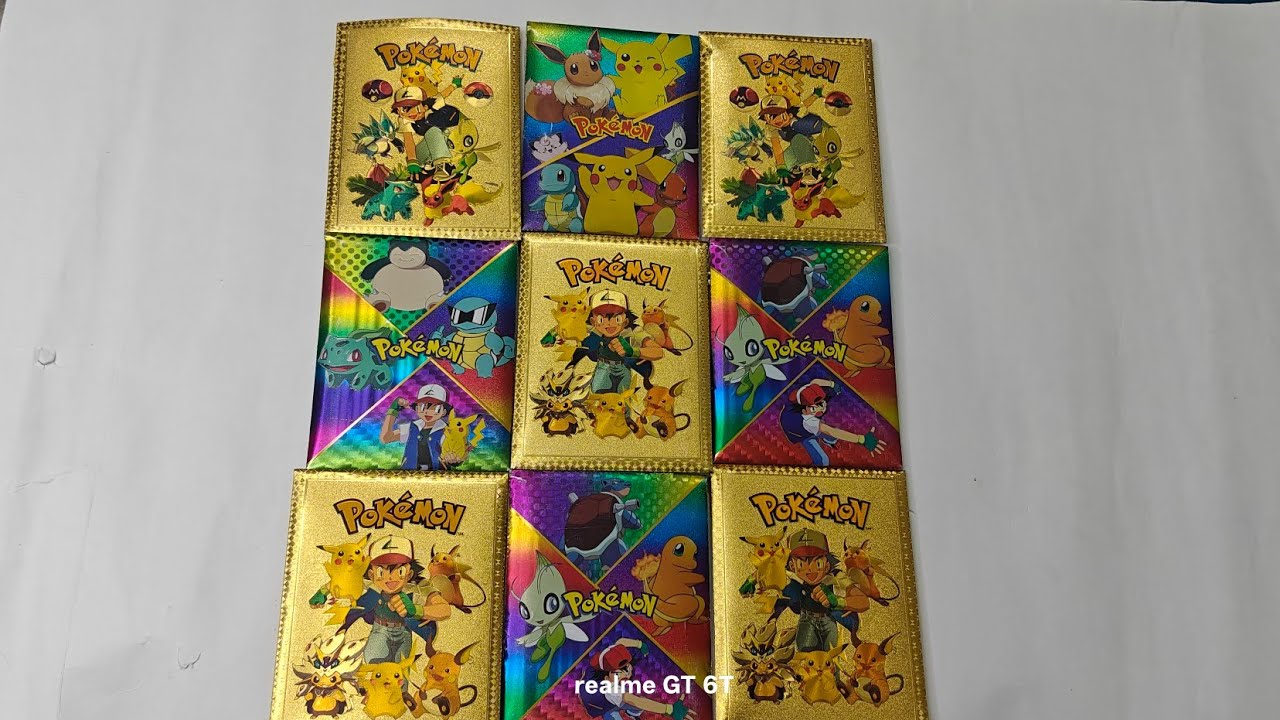 I Opened 9 Golden & Rainbow Pokémon Packs… Worth $$$?