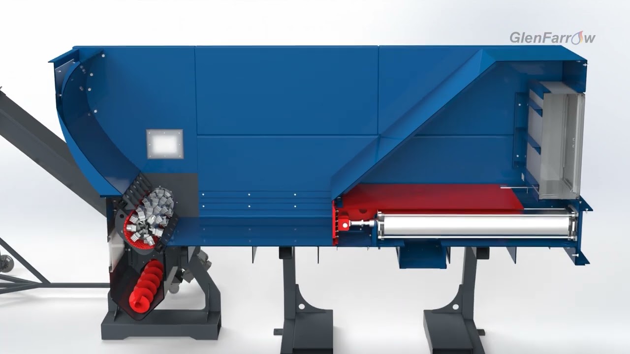 NEW!!  GlenFarrow GFSS1400A Single Shaft Shredder