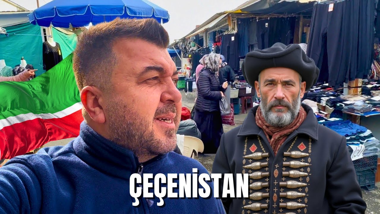 ШОК! Реакция чеченцев на турка в Грозном! 🇹🇷🤯 Уличный рынок столицы Чечни 🟩⬜🟥