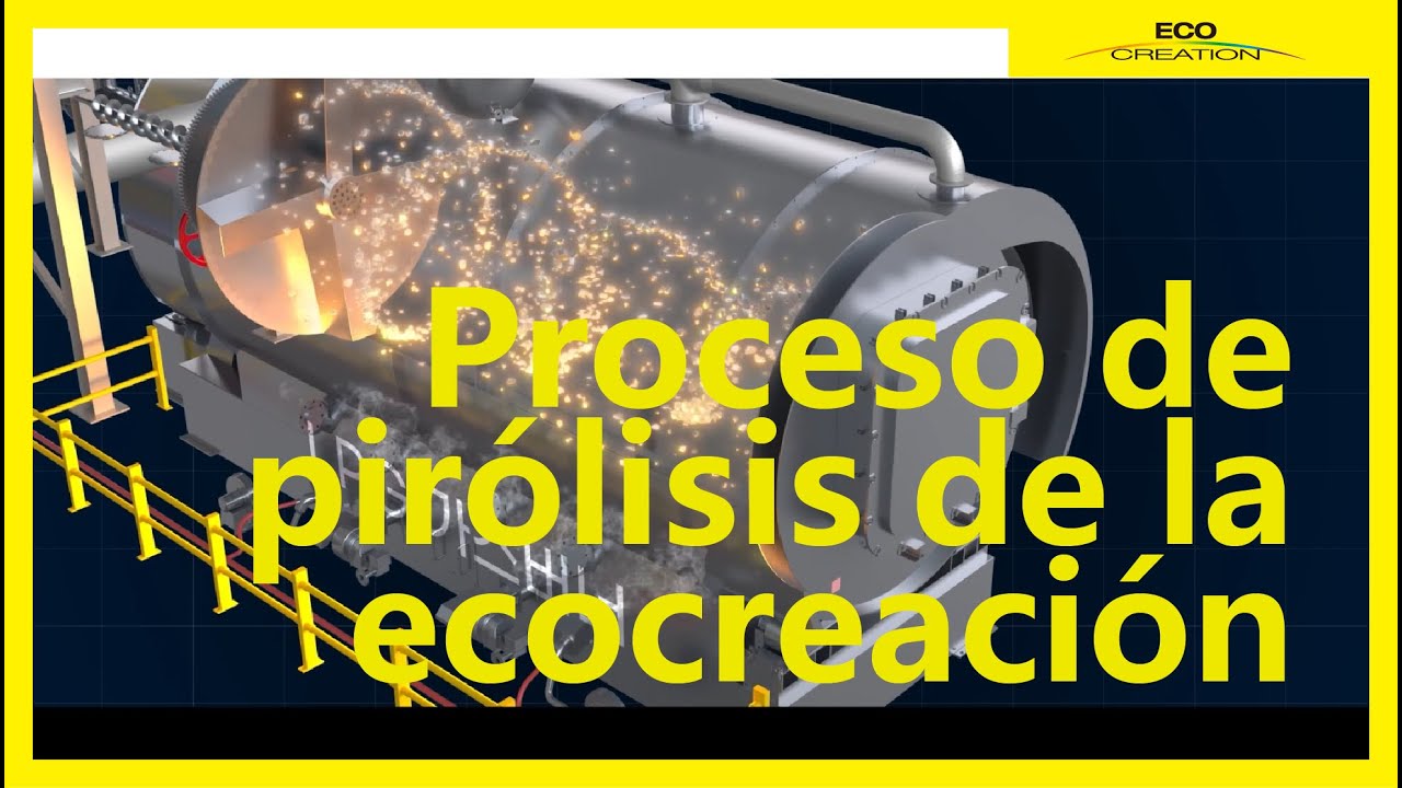 Proceso de pirólisis de la ecocreación