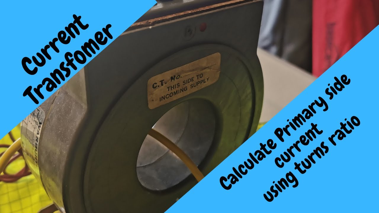 How to calculate primary current through a Current Transformer using turns ratio