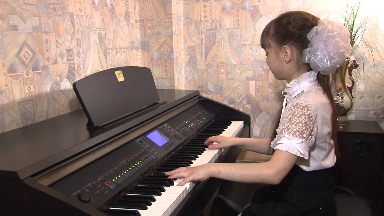 Диана Гринштейн 8 лет.  &laquo;Indian Summer&raquo;  (Индийское лето) YAMAHA Clavinova CVP-501