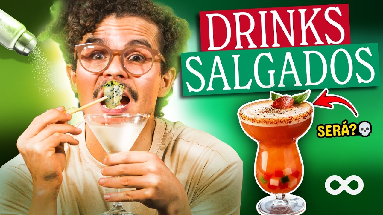 MARTINI COM QUEIJO, DRINK DE PIZZA E BULLSHOT: CONSEGUI TOMAR??? | Destilado de Cá