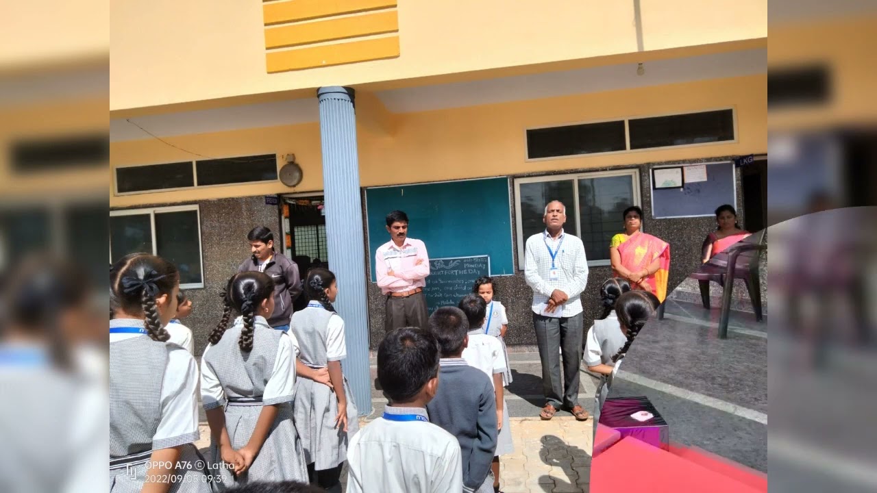 Tribute to the teachers at Vidya Siri Public School
