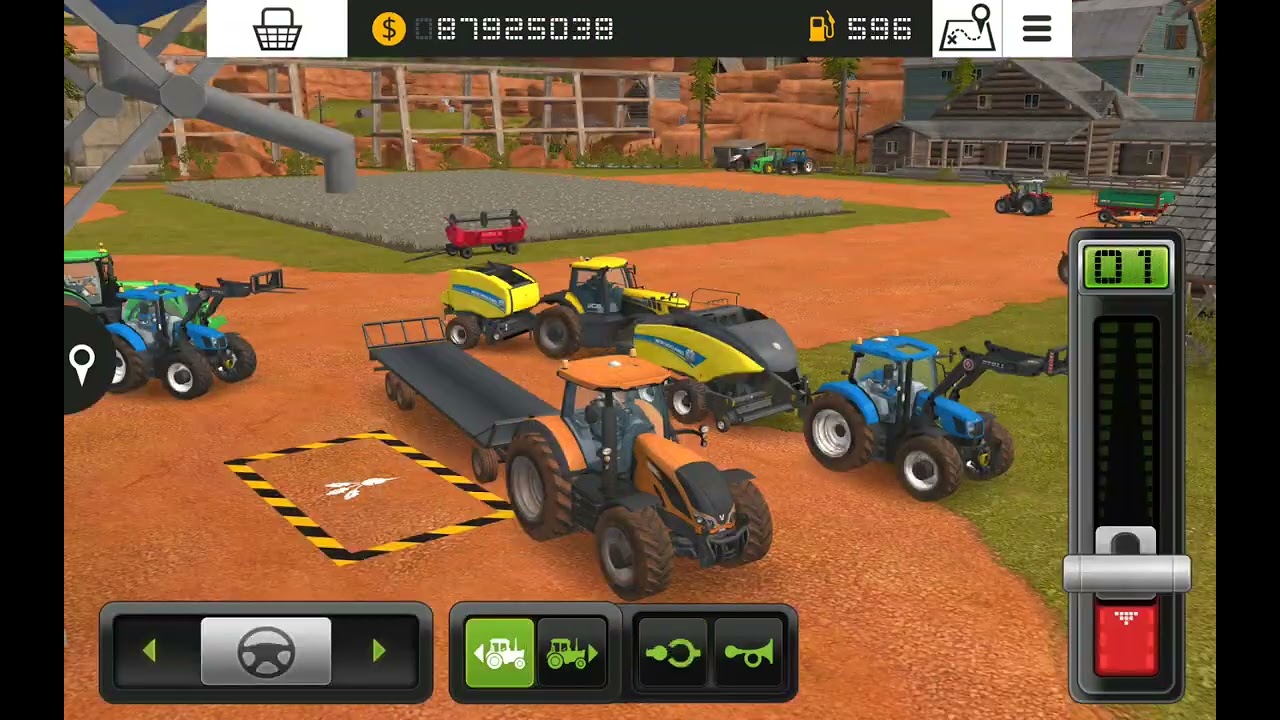 Farming simulator 18 gameplay