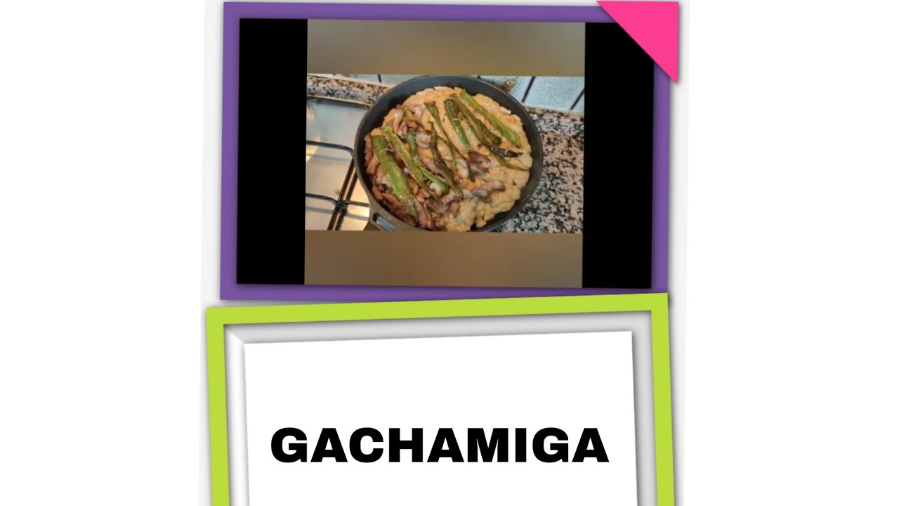 Gachamiga. Cocina fácil y rápida.