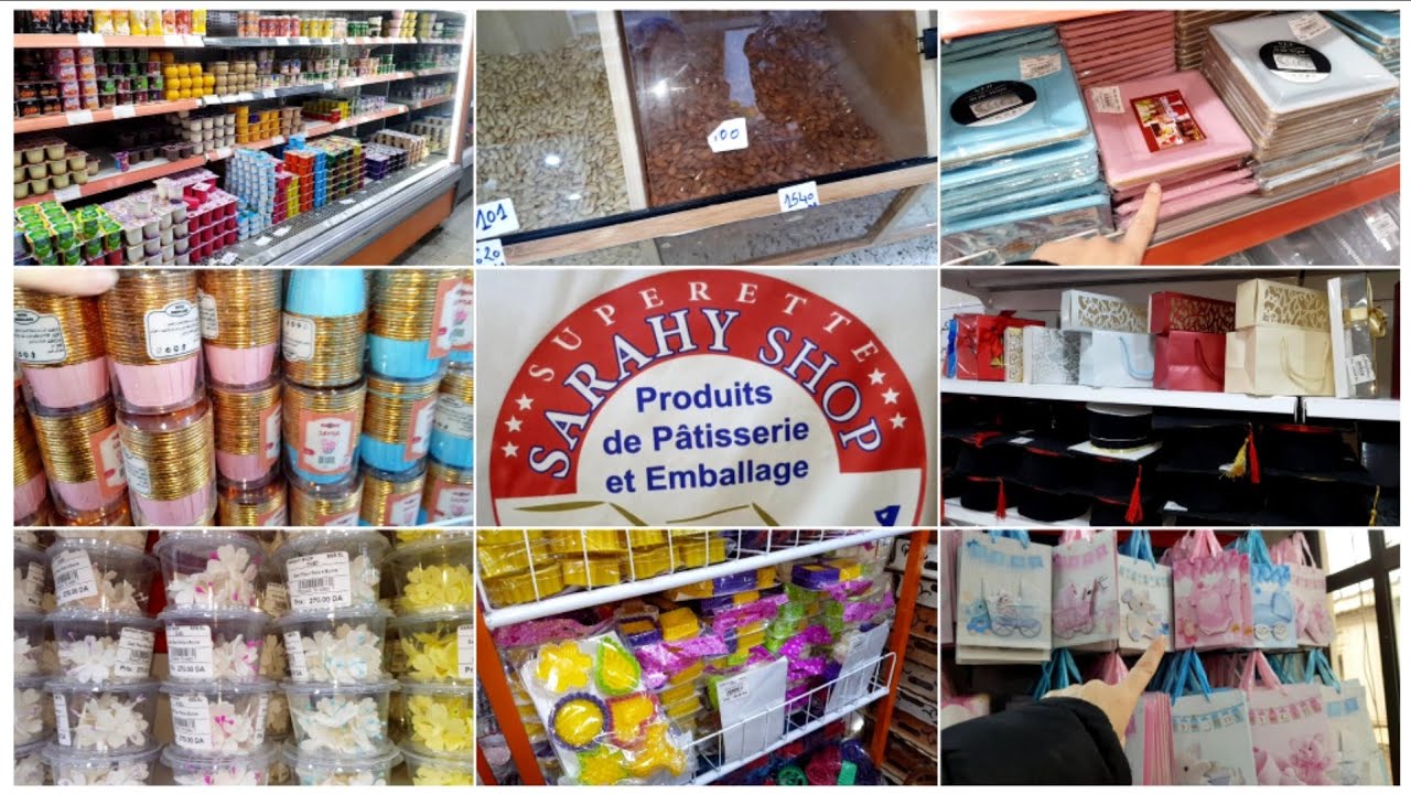 📣جولة في سوبيرات🛒جديدة مواد التغذية ولوازم الحلويات بي باب الواد  مع كل الأسعار SARAHY  SHOP