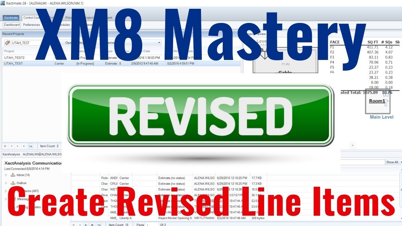 Create Revised Line Items