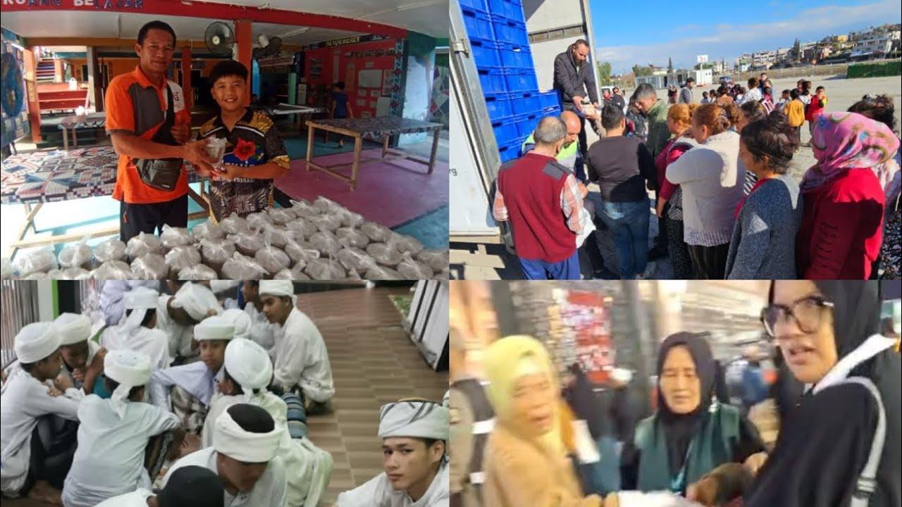 Infaq Iftar Ramadhan dari sahabat² PIS di Sabah, Madinah al Munawwarah,Syria dan Patani 🇲🇾 🇸🇦 🇸🇾 🇹🇭