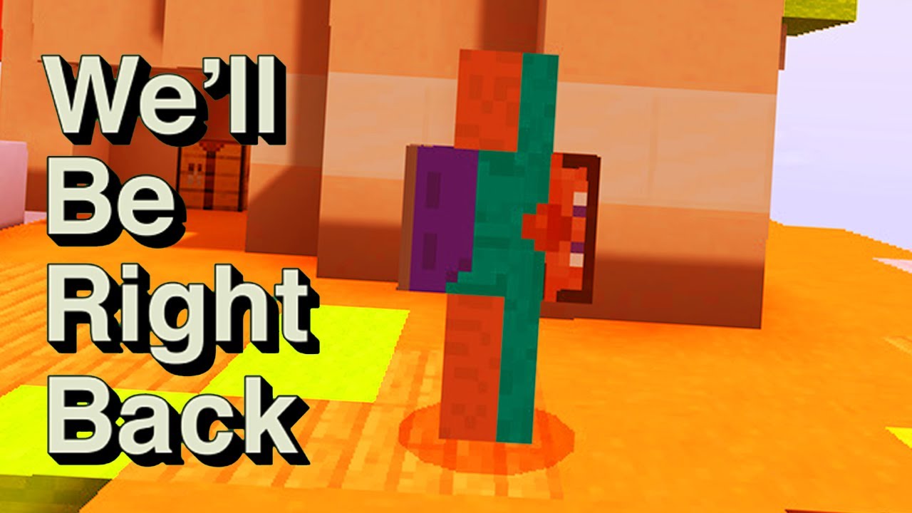 We'll be right back in Minecraft Curse Steve
