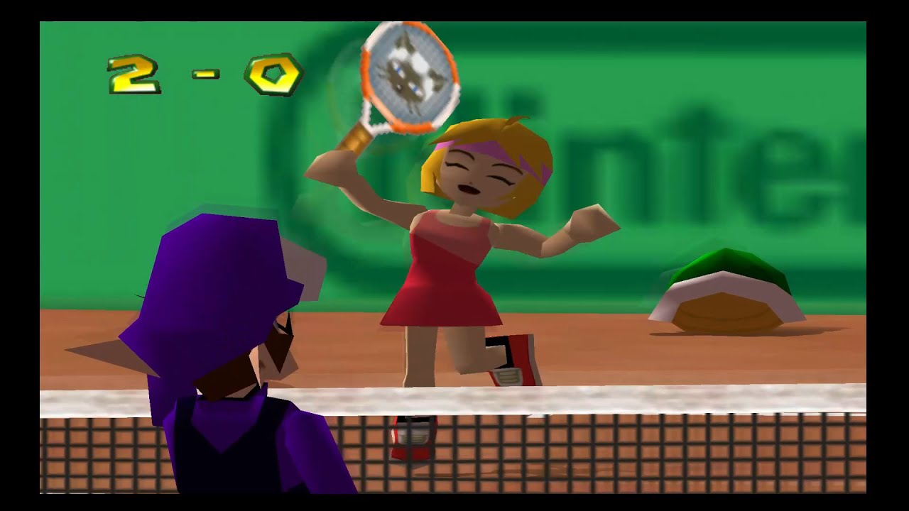 マリオテニス64（Project64） ケイト スタートーナメントシングルス GBキャラクター
