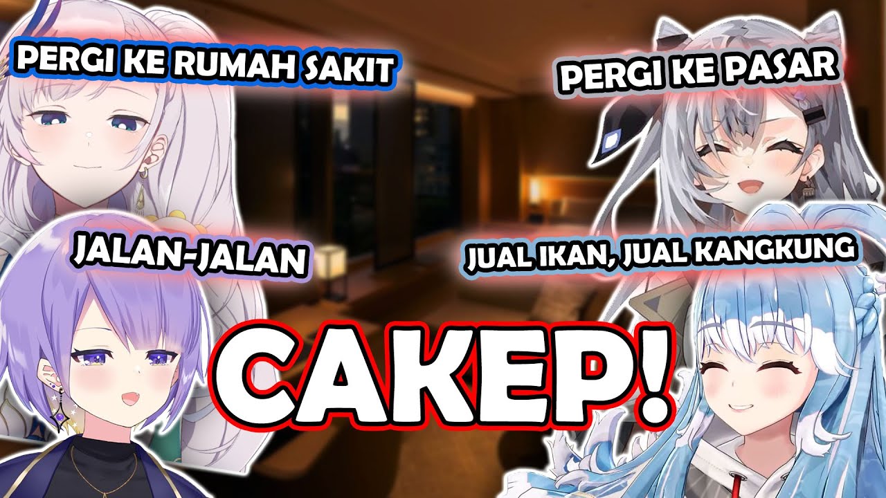 Ketika Moona, Reine, Kobo, & Zeta Membuat Pantun Terbaik Di Masanya | Hololive Clip