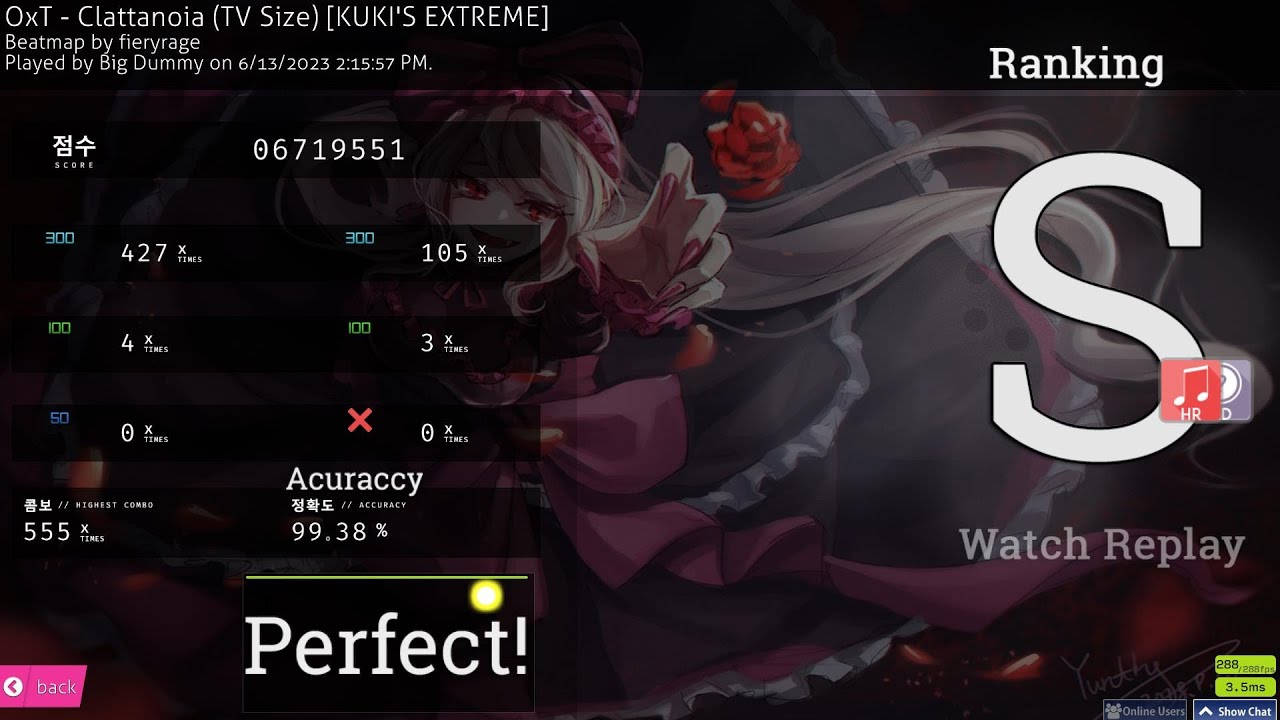 (6.87 ⭐) Big Dummy | OxT - Clattanoia (TV Size) [KUKI'S EXTREME] +HDHR 99.38%