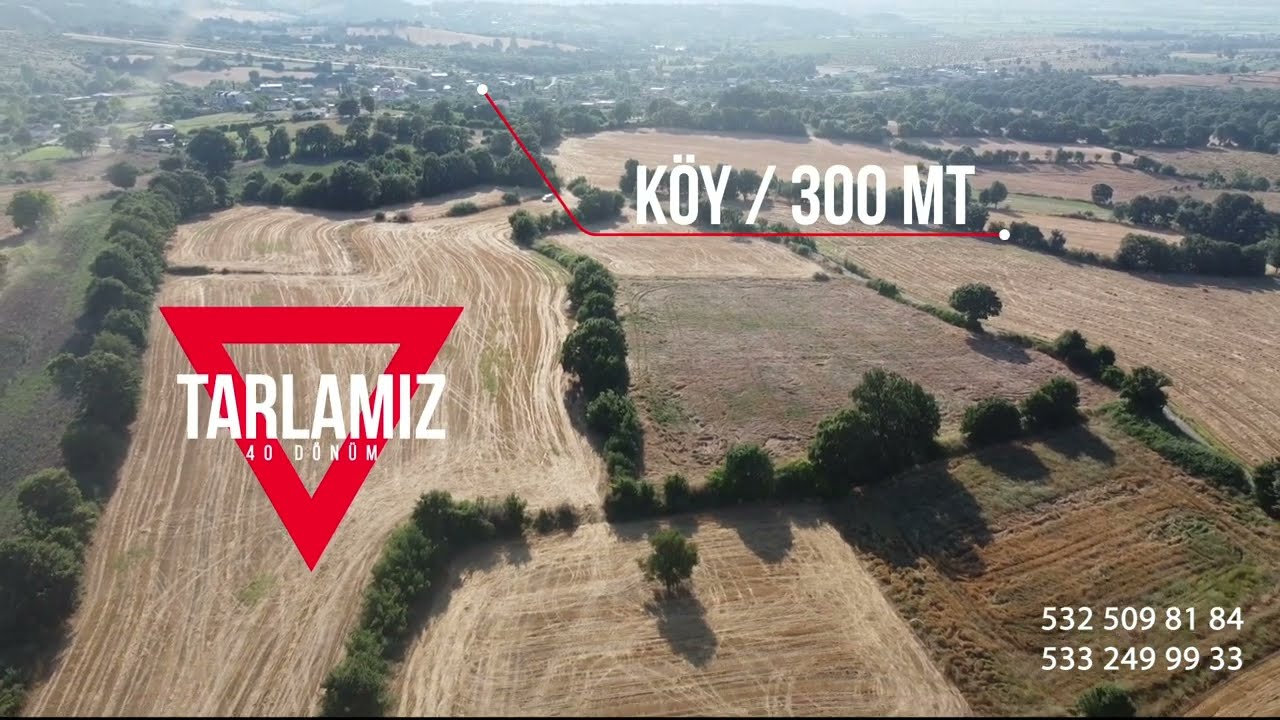 GÖNEN HACIVELİOBA 4️⃣0️⃣ DÖNÜM ÇİFTLİK 👨‍🌾ARAZİSİ KAÇMAZ FIRSAT. RUHSATLI PROJEYE UYGUN
