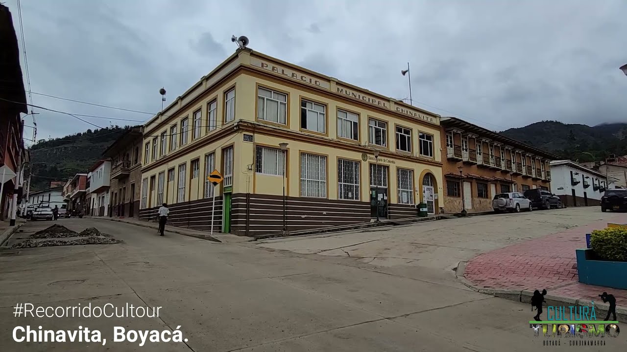 Plaza Principal De Chinavita, Boyacá.