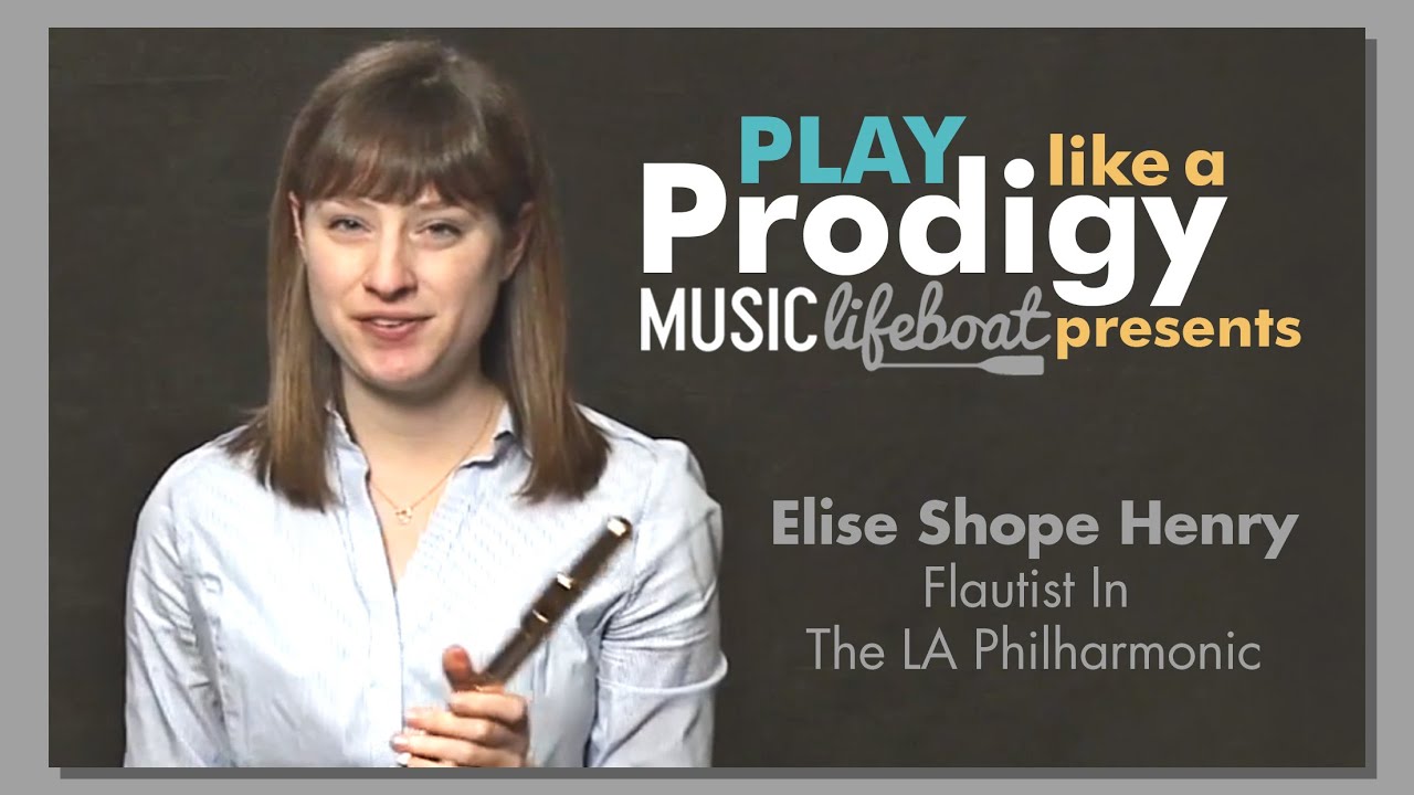Learn From A Master: Flute Lesson 2  Assembly With Master Musician Elise Shope Henry