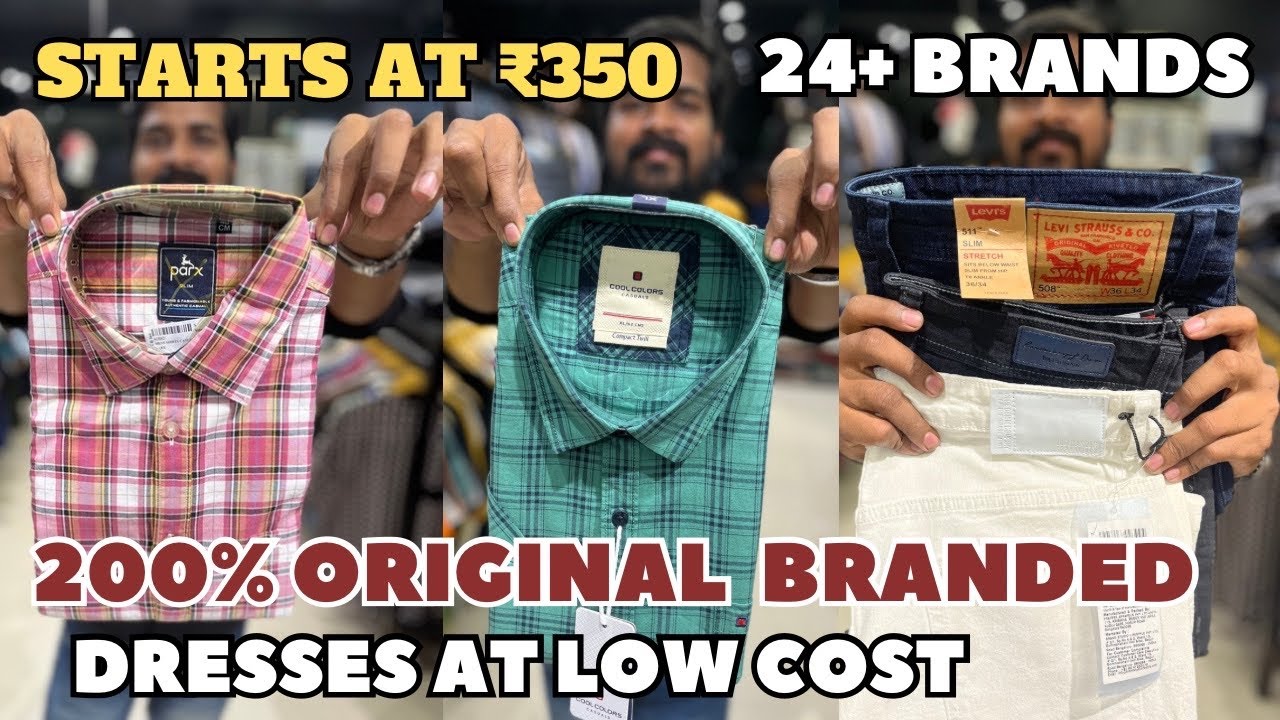 200% ORIGINAL BRANDED SHIRTS & JEANS  PHANTS AT LOW COST | 24+ BRANDS | RUNNING COMMENTARY