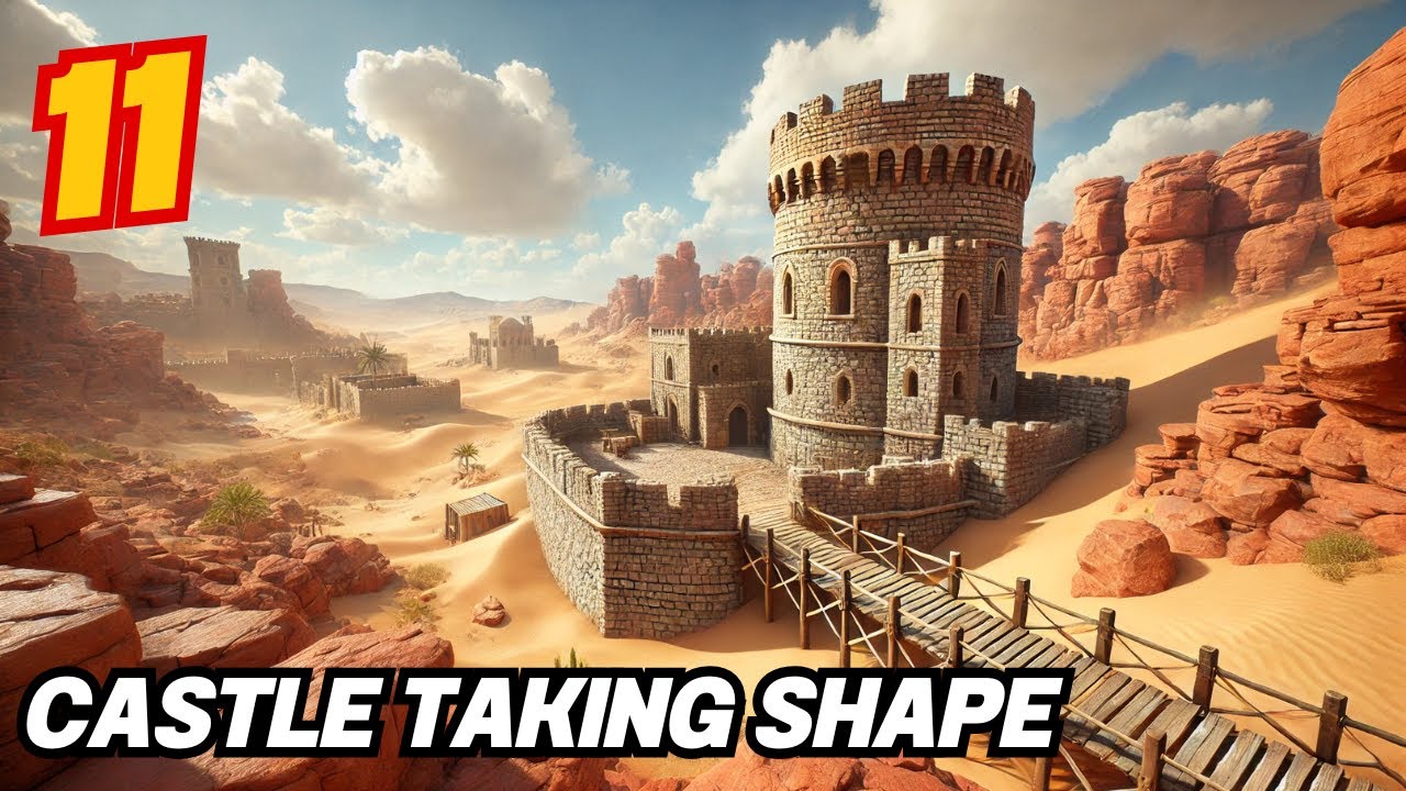 Building the Front End of My Epic Island Castle | Rising World | Part 11