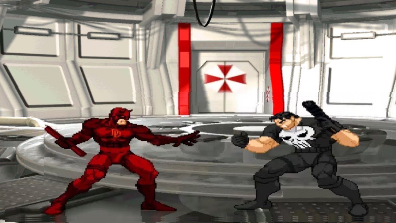 PUNISHER vs DAREDEVIL - Super Epic Fight🔥Marvel Mugen Comics Final Battle Tribute