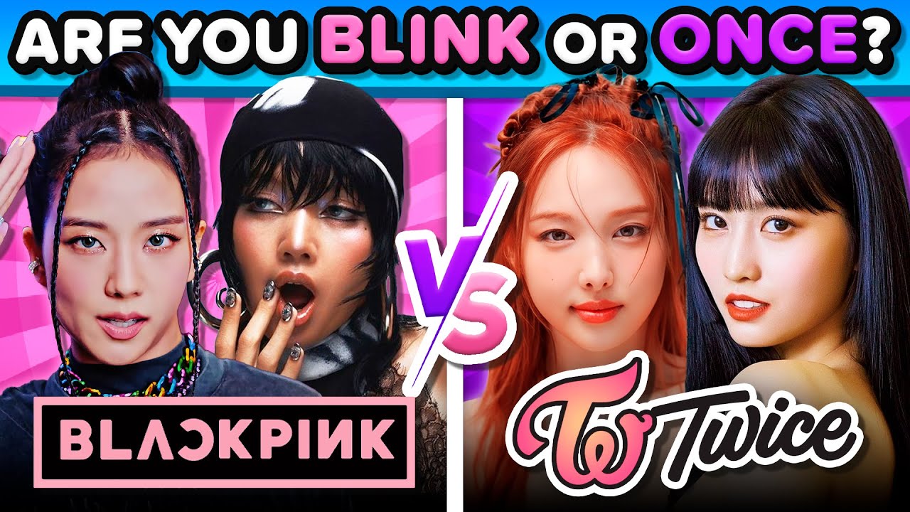 BLACKPINK vs TWICE: Ты BLINK или ONCE? 🩷💜 | KPOP QUIZ GAME